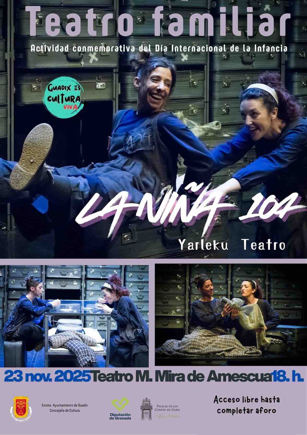 Teatro familiar en Guadix “La niña 104”