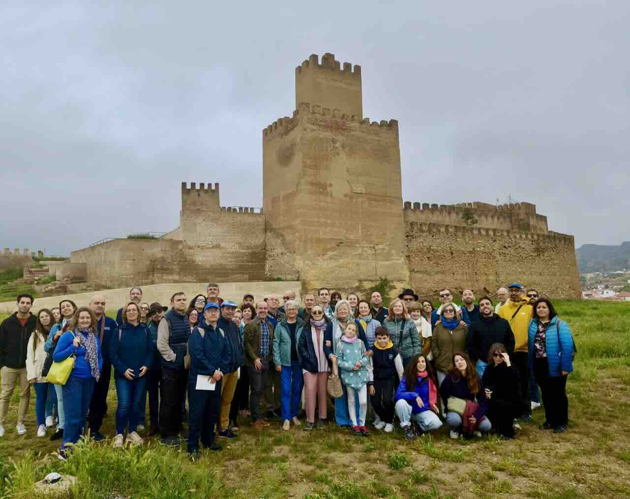 Visita a la Alcazaba de Guadix durante el Congreso de la Asociación Hespérides del Geoparque de Granada