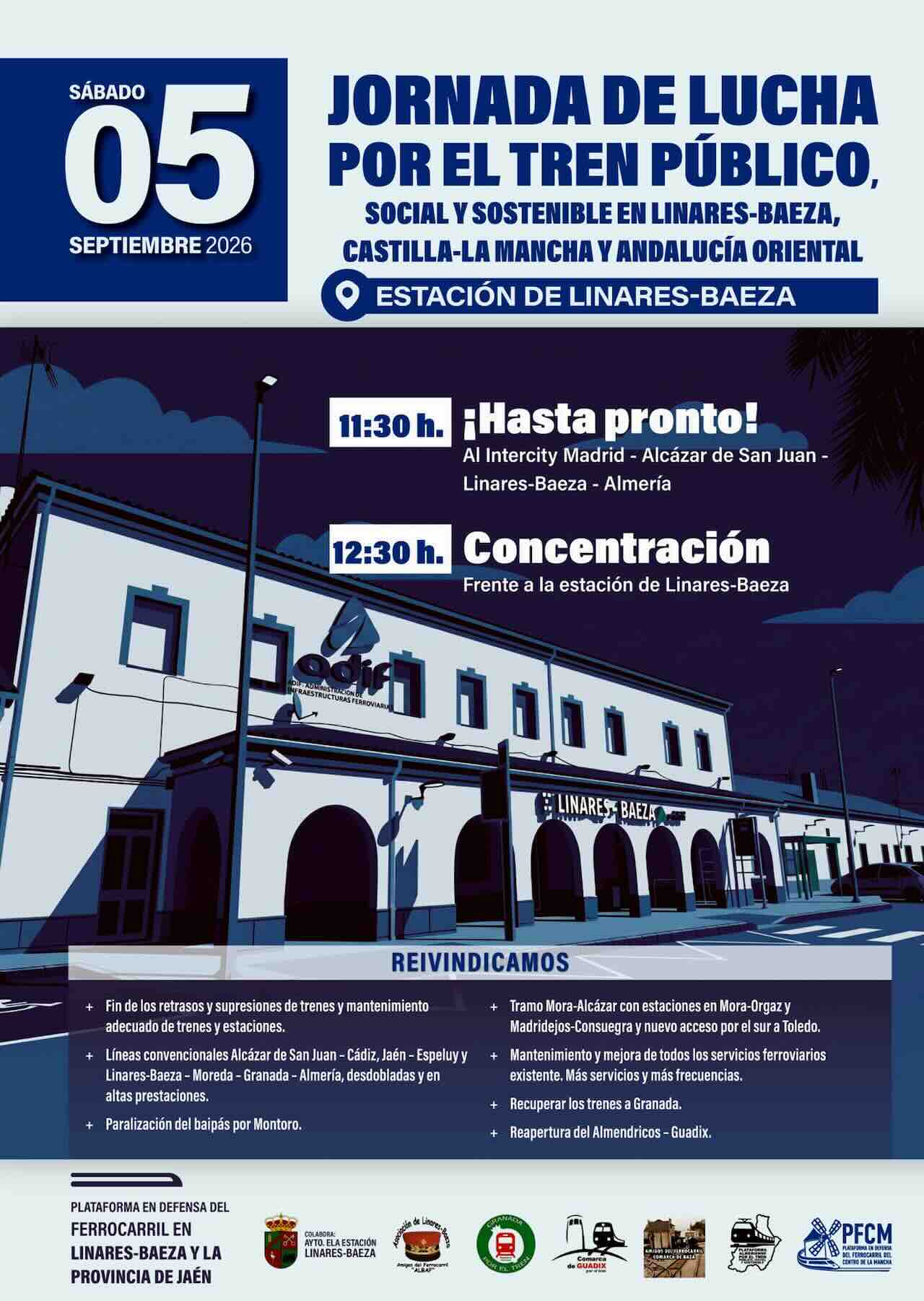 Lucha por el tren público