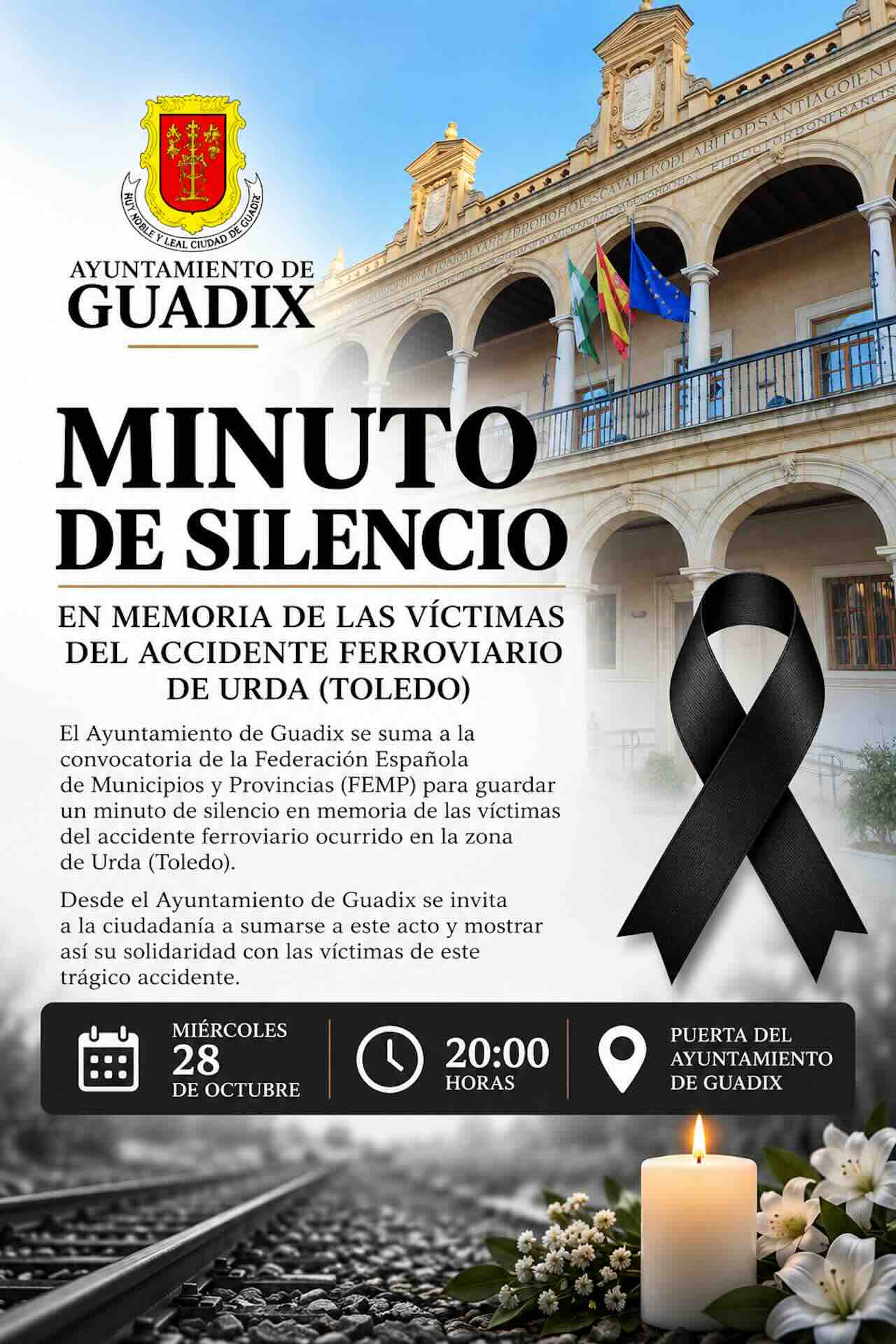 Minuto de silencio por las víctimas ferroviarias